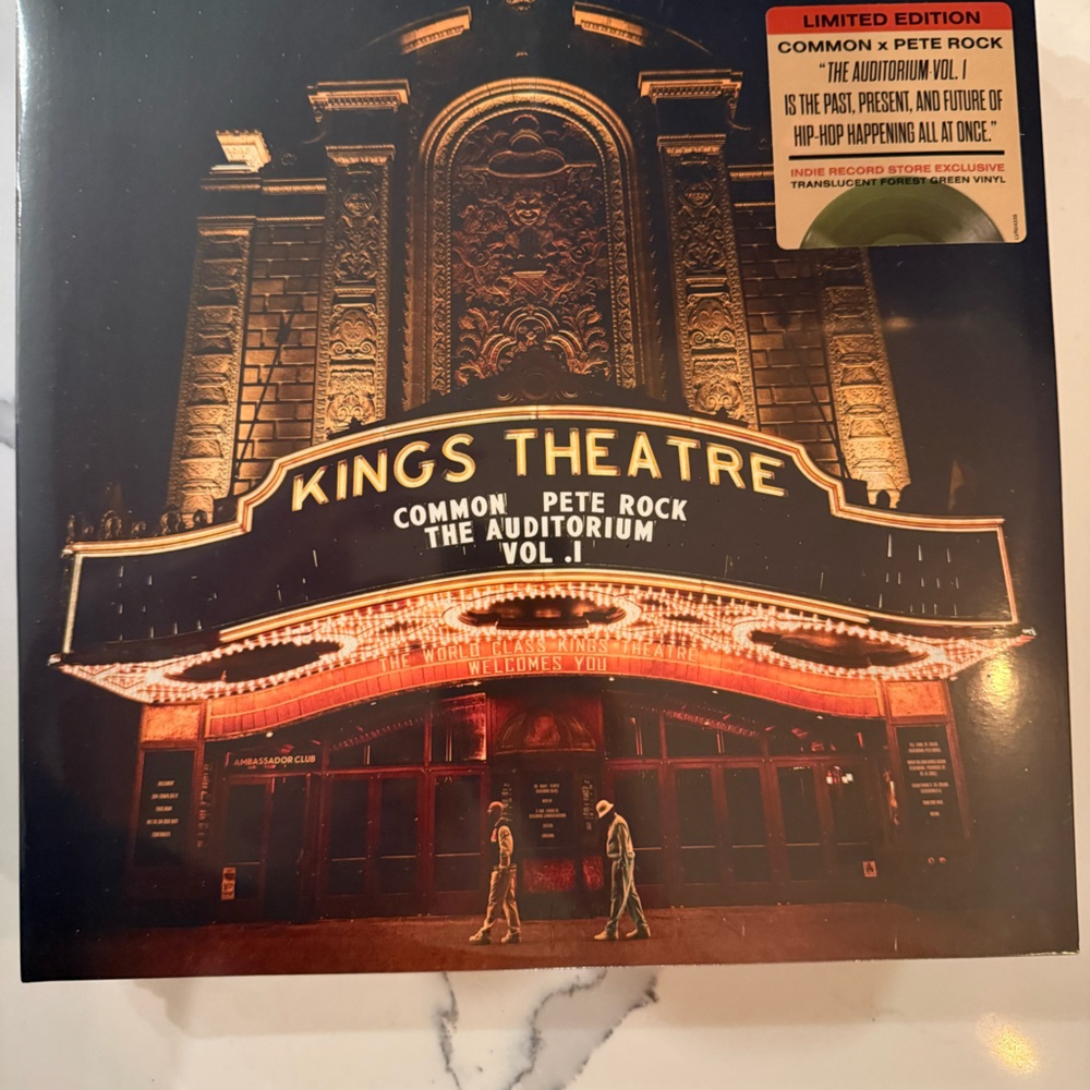 Common and Pete Rock the auditorium volume 1 vinyl - new in plastic